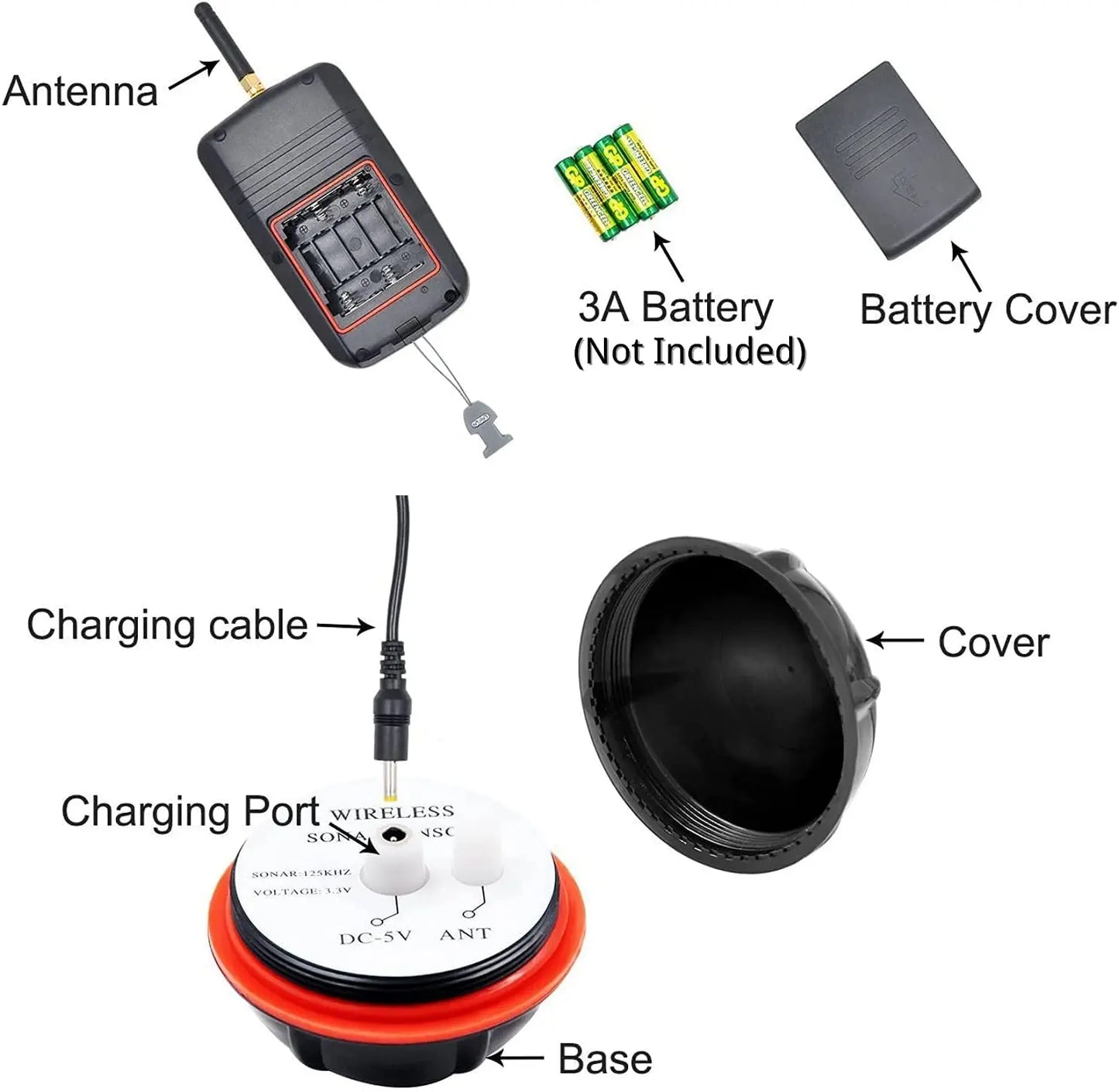 OutdoorSportHub | Wireless Sonar Fishing Alert Fish Finder