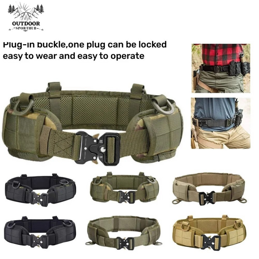OutdoorSportHub | Military Tactical Battle Belt