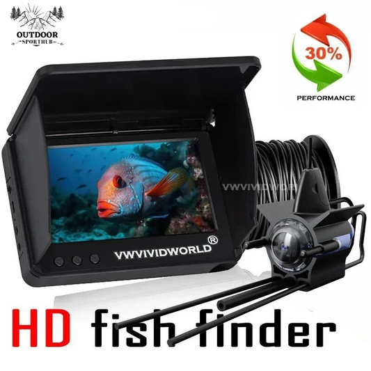 OutdoorSportHub | LCD 5.0/4.3 Inch Display Underwater 220° Fishing Camera