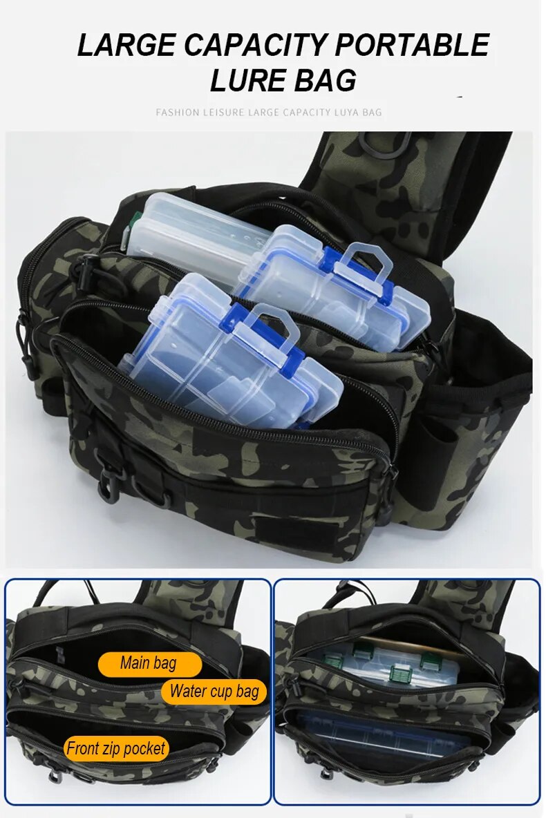 OutdoorSportHub | Men Fishing Tackle Bags
