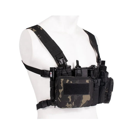 OutdoorSportHub | Tactical TCM Nylon Chest Rig Vest Molle System Waist Bag