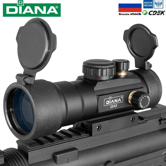 OutdoorSportHub |3X44 Green Red Dot Sight Scope