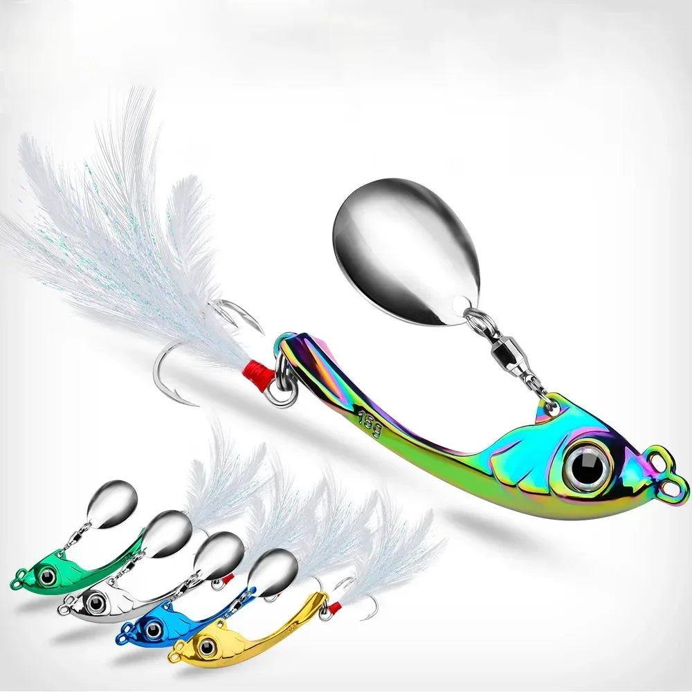 OutdoorSportHub | Spinner Bait 9g 13g 17g Metal Vib Fishing Lure