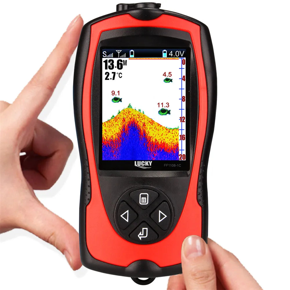 OutdoorSportHub | LUCKY FF1108-1CWLA Rechargeable Wireless Sonar