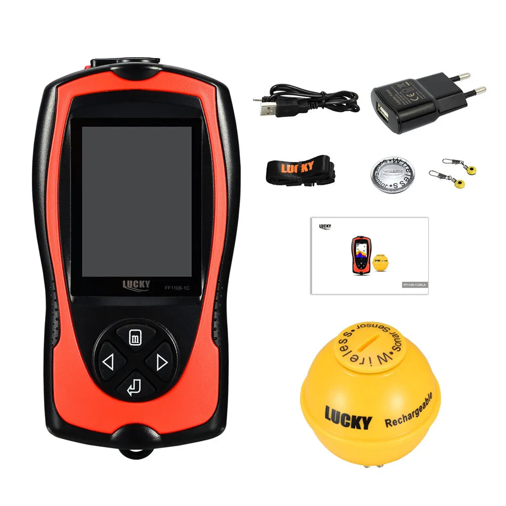 OutdoorSportHub | LUCKY FF1108-1CWLA Rechargeable Wireless Sonar