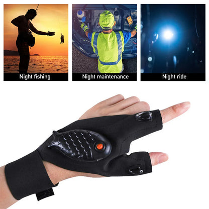 OutdoorSportHub |Rechargeable Flashlight Gloves