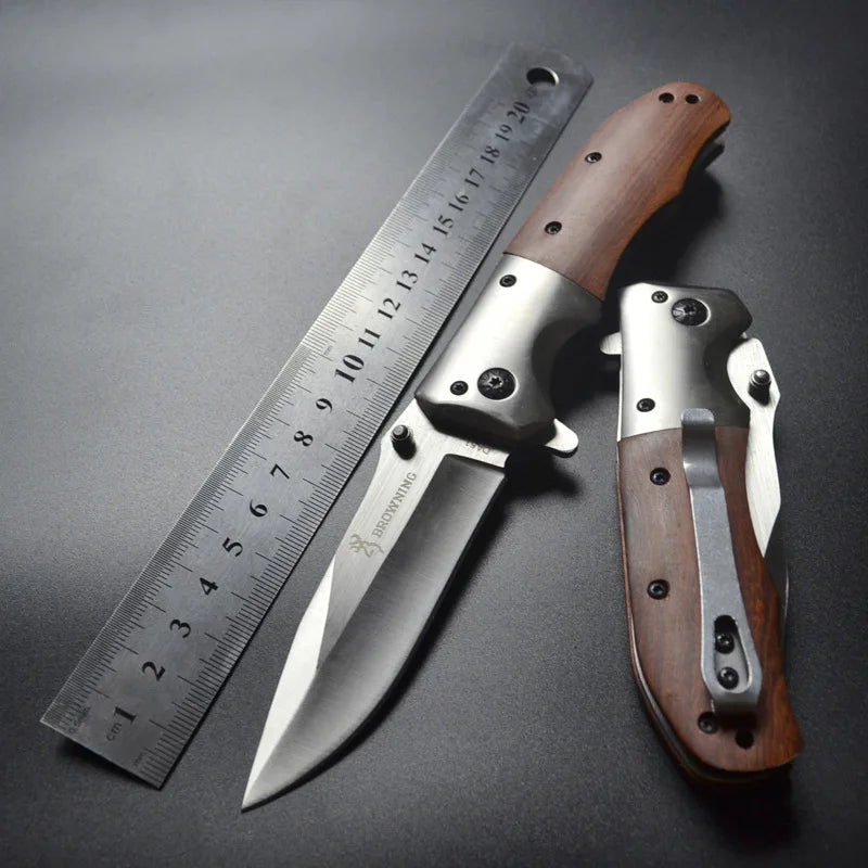 OutdoorSportHub | Portable Folding Knife for High Hardness Survival Military Tactical
