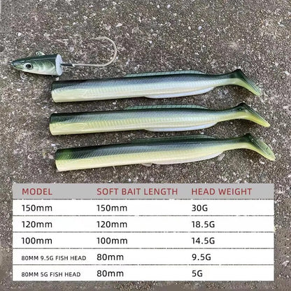 OutdoorSportHub| Soft Fishing Lure Jig Head Hook