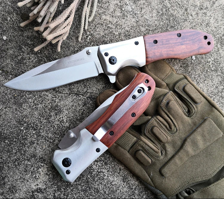 OutdoorSportHub | Portable Folding Knife for High Hardness Survival Military Tactical