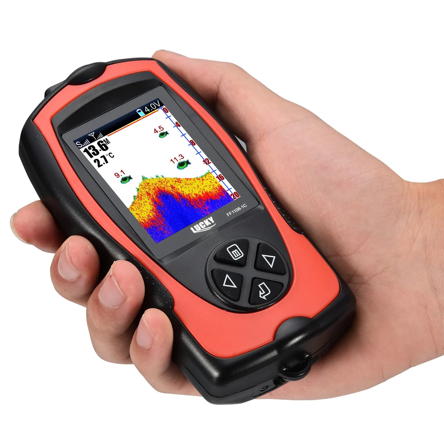 OutdoorSportHub | LUCKY FF1108-1CWLA Rechargeable Wireless Sonar