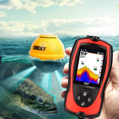 OutdoorSportHub | LUCKY FF1108-1CWLA Rechargeable Wireless Sonar