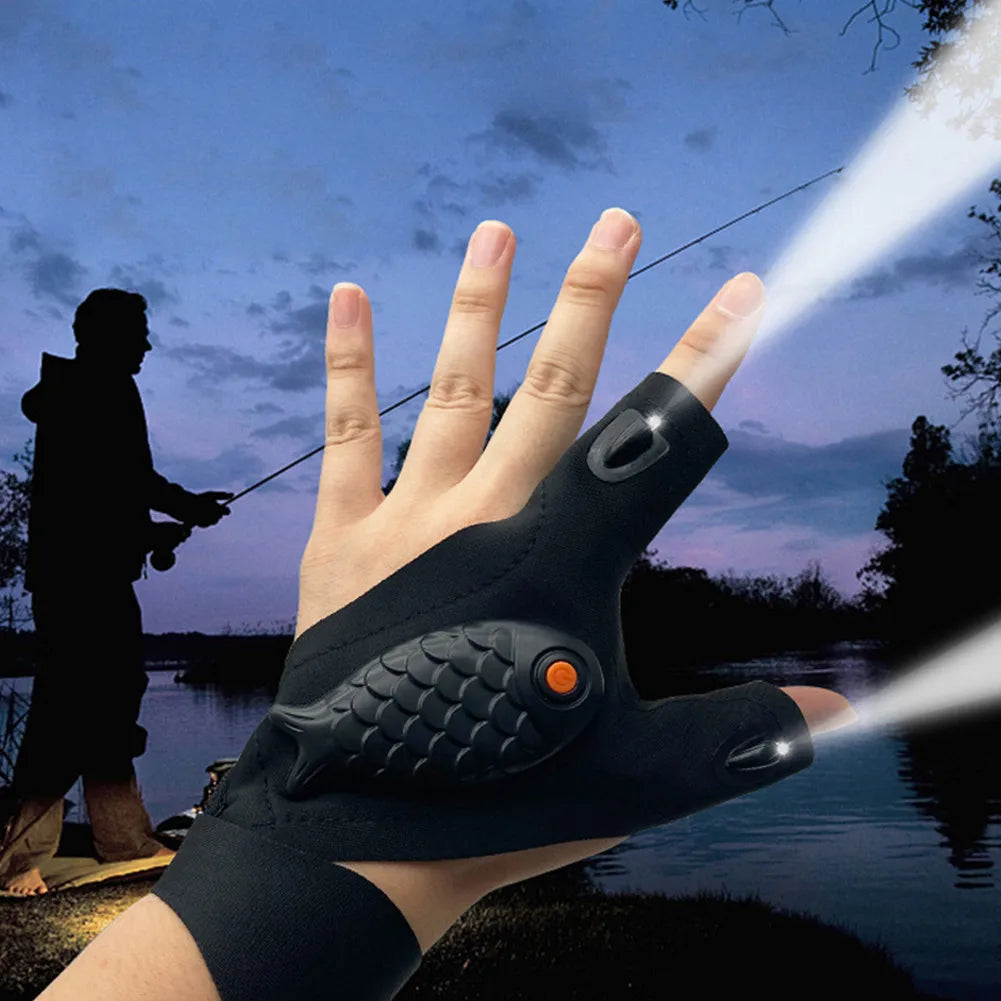 OutdoorSportHub |Rechargeable Flashlight Gloves